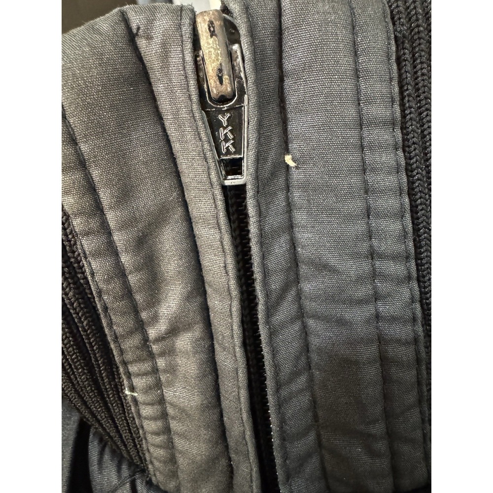 Vintage 80s Members Only Puffer Jacket Unisex Size Medium Down Gray Bomber Ski - Picture 6 of 13